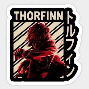 Thorfinn Karlsefni Vintage Art Sticker